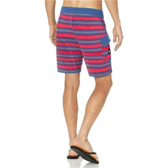RVCA Mens 4 Way Stretch Boardshorts 18 Inch Swim Trunks Fixed Waist Surf - Picture 4 of 6
